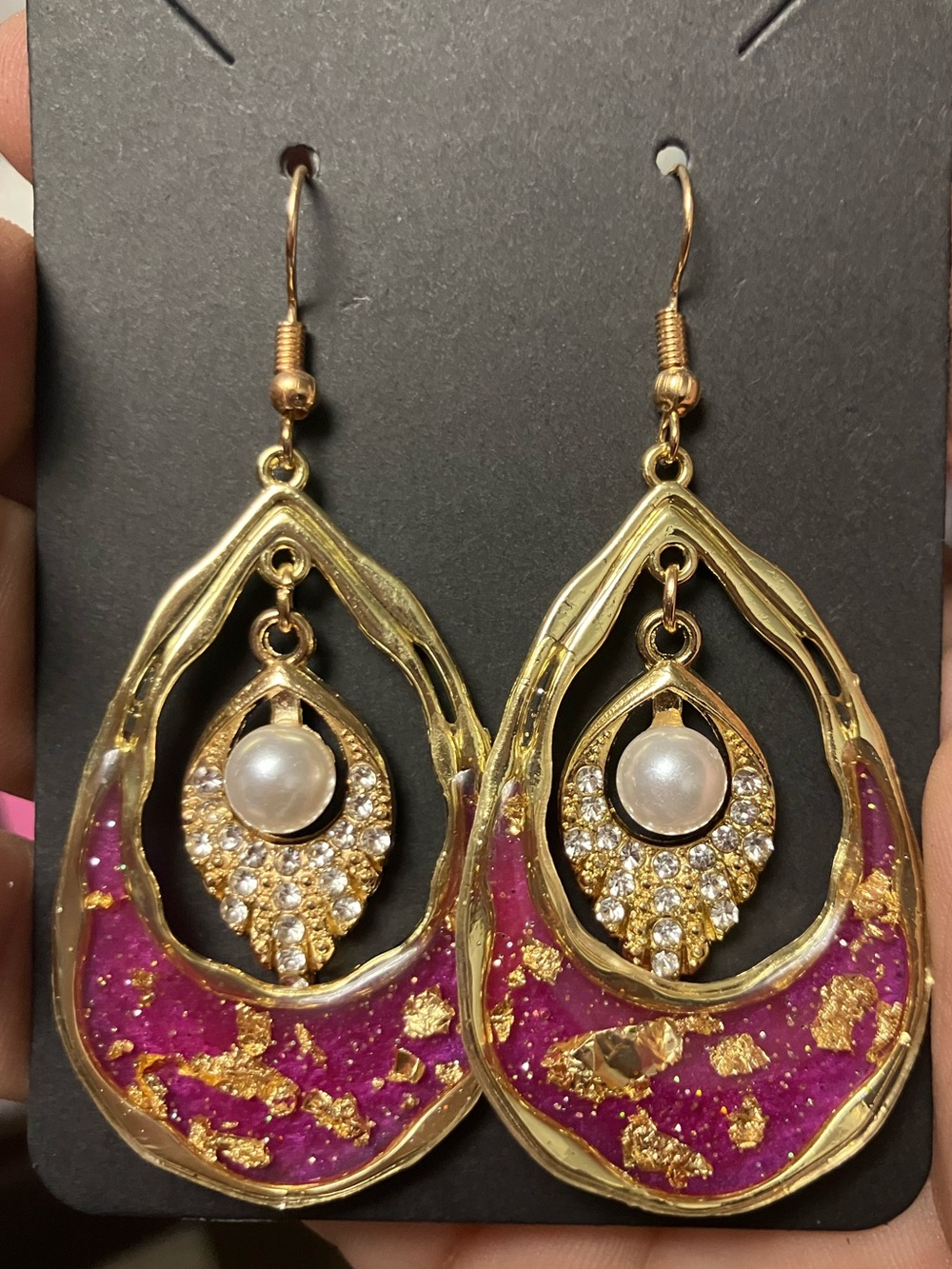 empress aura earrings